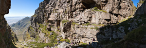 Platteklip Gorge ascent route to Table Mountain